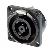 Neutrik NLT8FP-BAG панельный разъем Speakon female 8-контактный, металлический черненый корпус